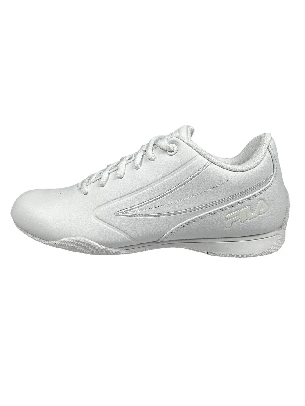 Fila Forlani Outline Flag Womens White Motorsport Inspired Sneakers Shoes 7.5